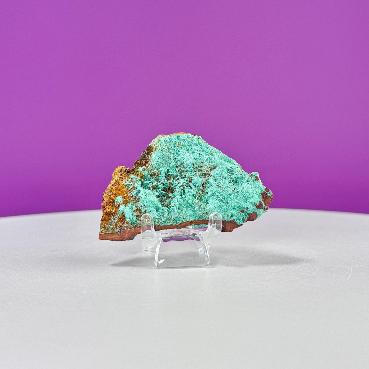 Brochantite Specimen (Mexico) (Includes Acrylic Stand)