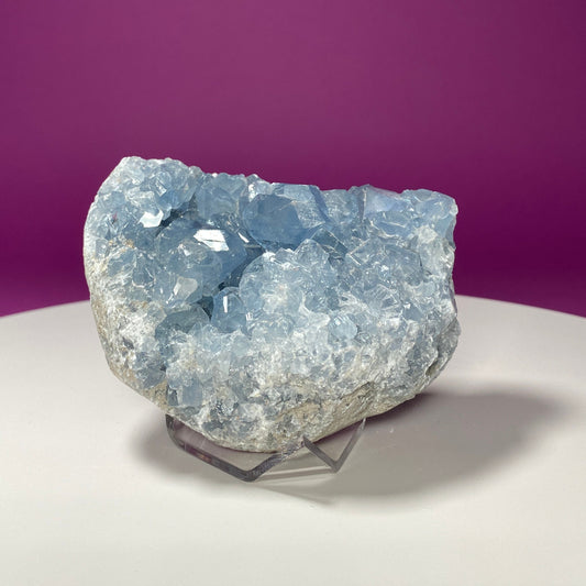 Celestite Specimen (Includes Acrylic Stand)