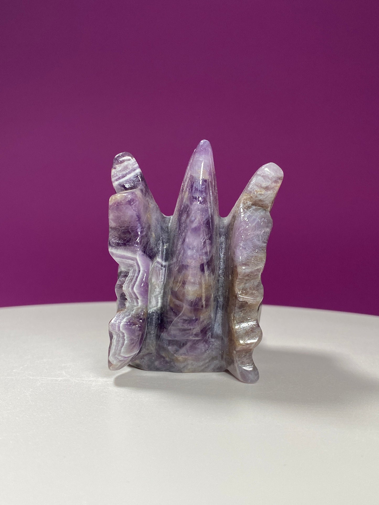 Dream Amethyst Dragon Carving