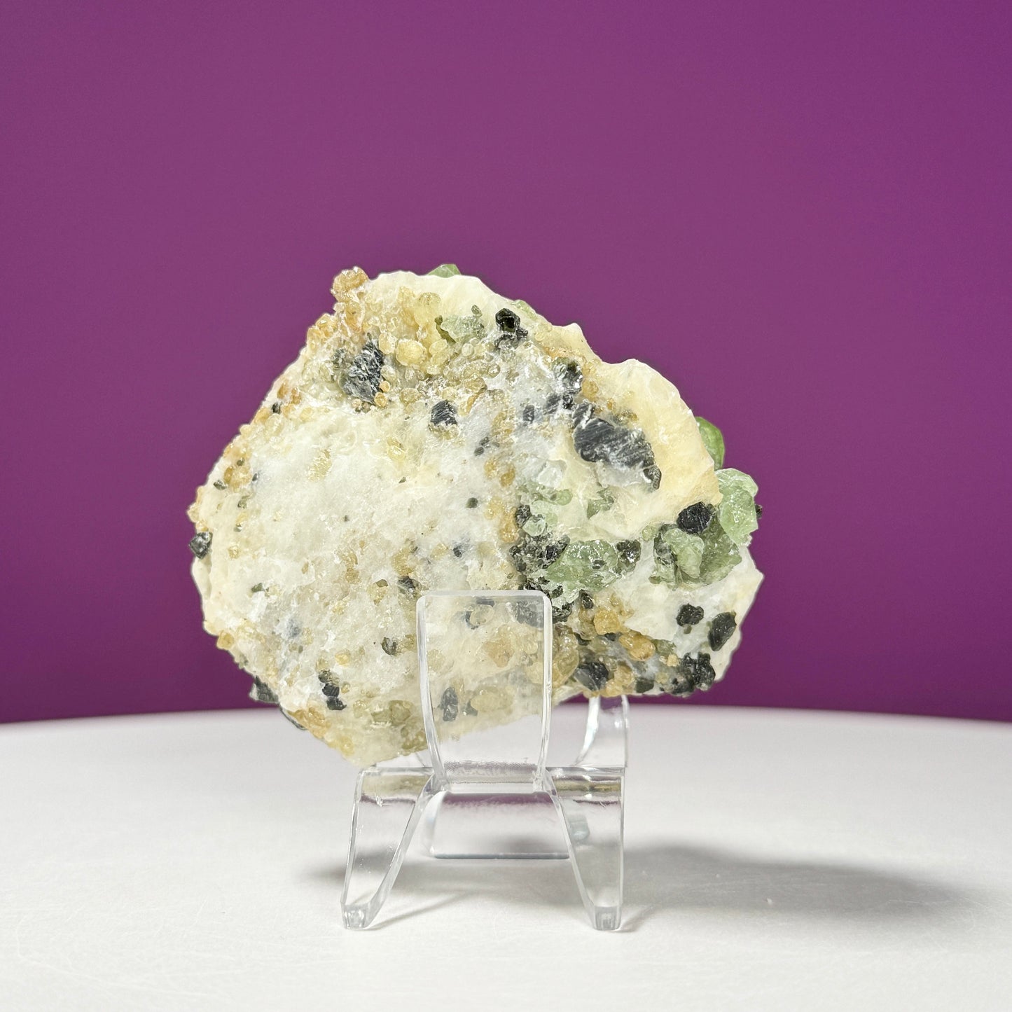 Diopside Specimen (Includes Acrylic Stand)