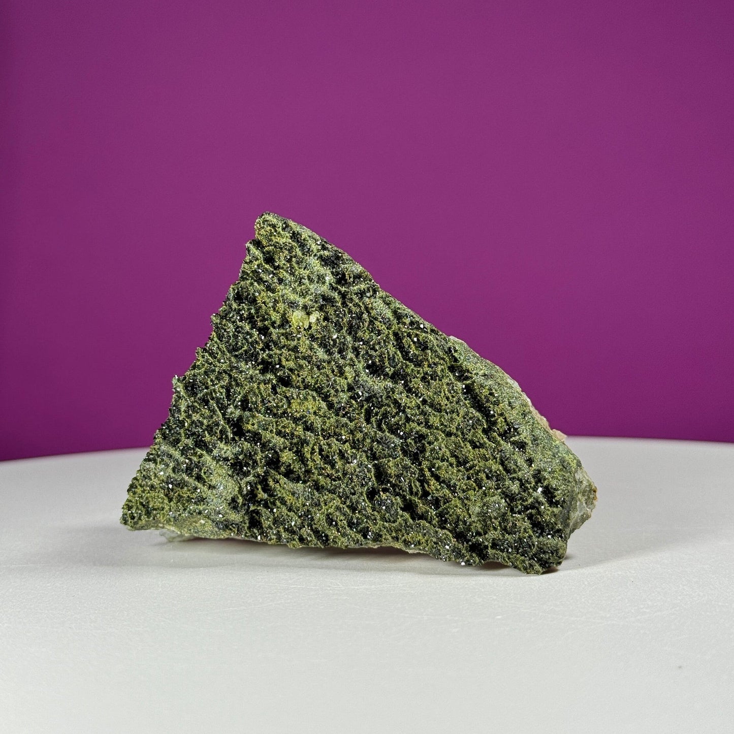 Epidote on Quartz Specimen (Turkey)